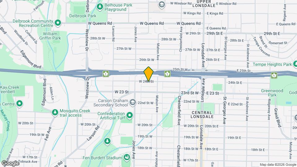 325 24th St W Map and Location Details
