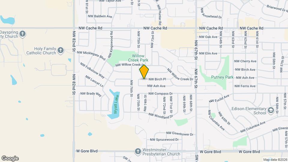 7136 NW Birch Pl Map and Location Details