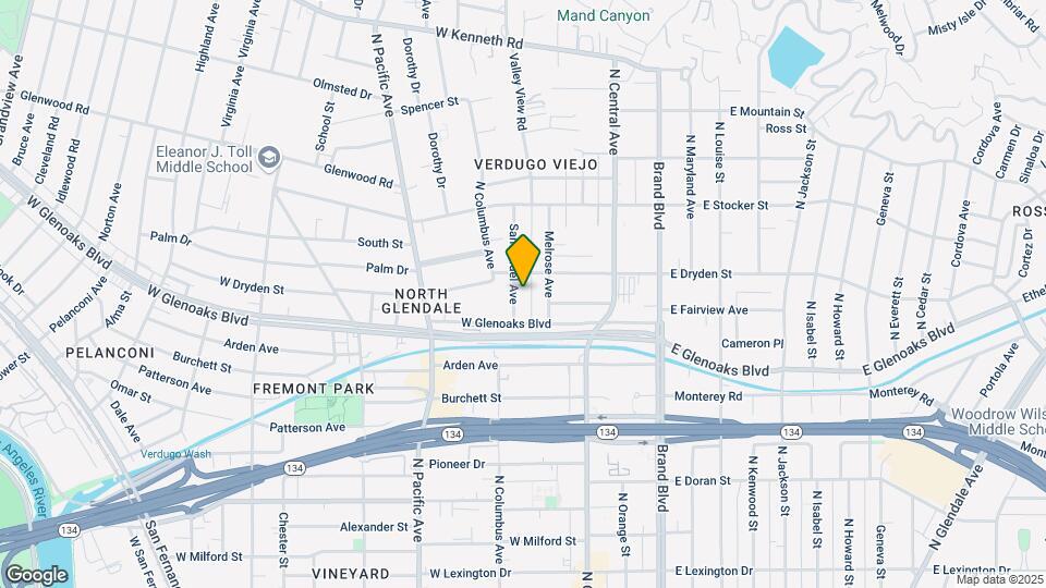 1026 San Rafael Ave Map and Location Details