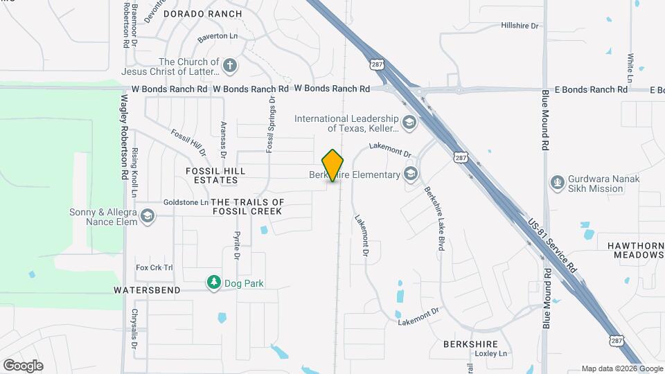 10404 Talus Dr Map and Location Details
