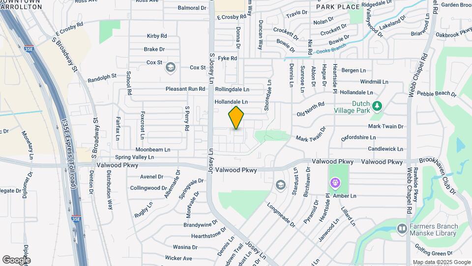 Pasadena Apartments Map and Location Details