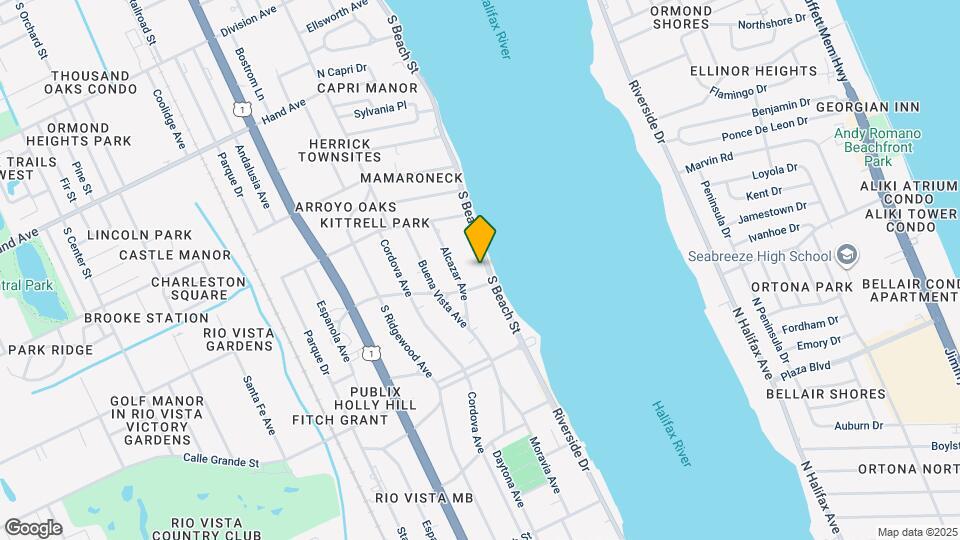 762 S Beach St Map and Location Details