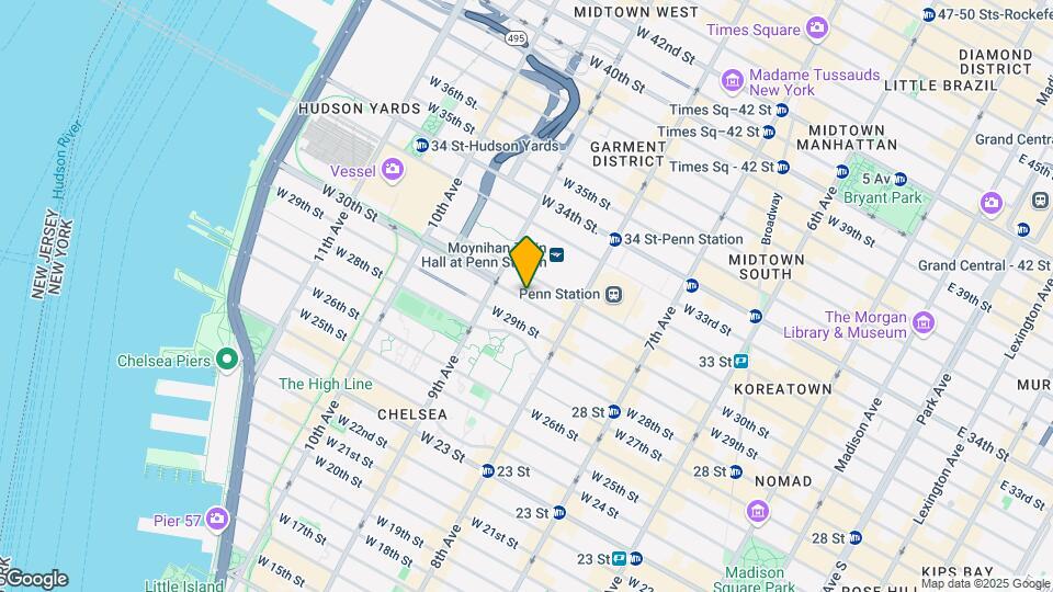 341 W 30th St Mapa y Detalles de la Ubicación
