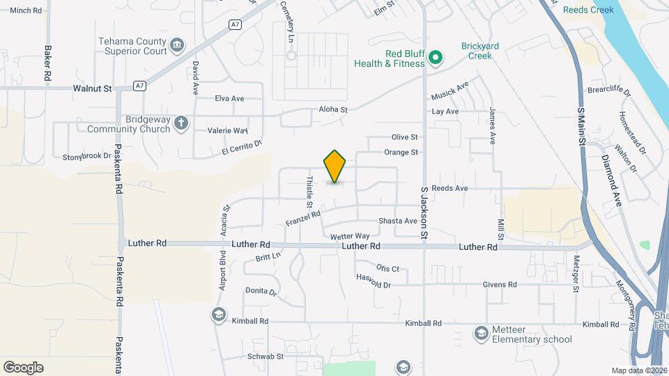 1155 Delphinium St, Unit B Mapa y Detalles de la Ubicación