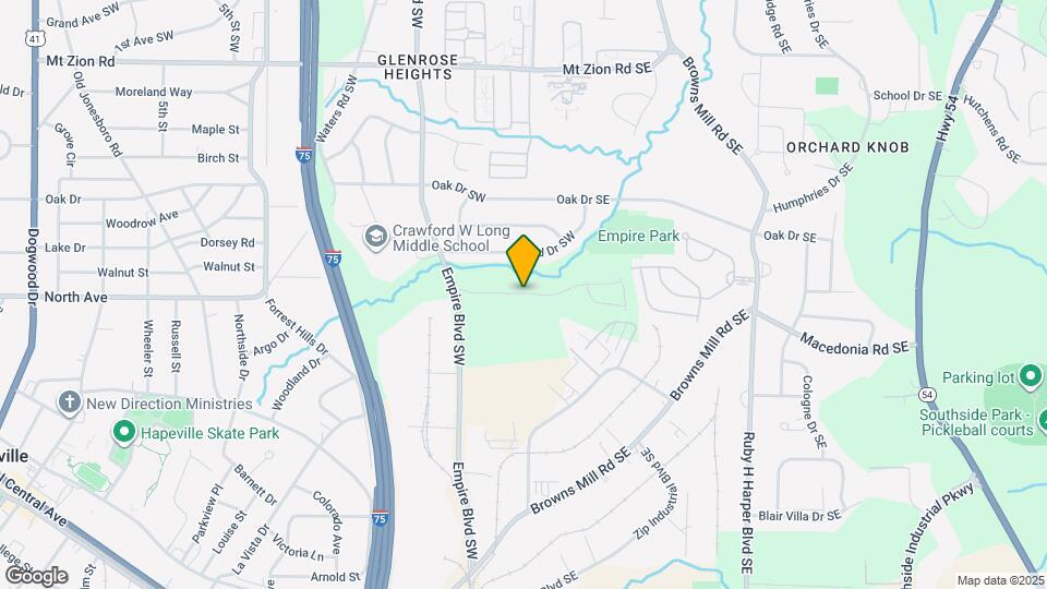 822 Werner Brk Wy SW Map and Location Details