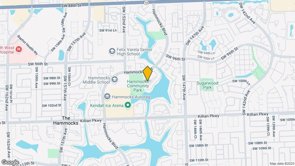9729 Hammocks Blvd Map and Location Details