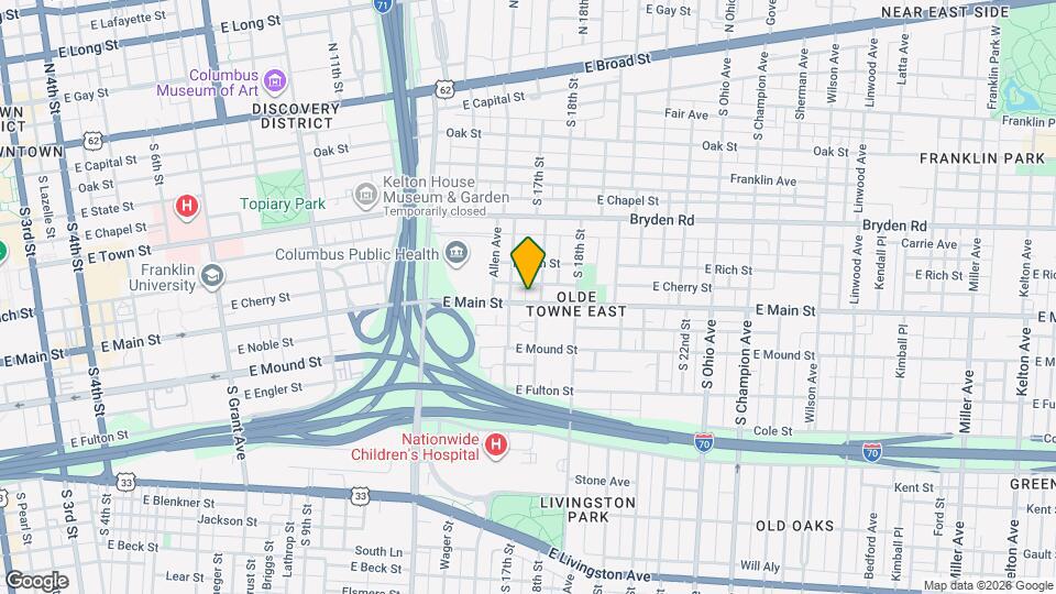 804 E Main St Map and Location Details