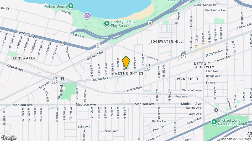 1371 W 85th St Map and Location Details