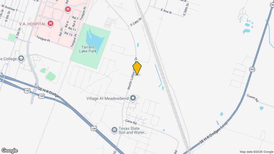 Pecan Creek Mapa y Detalles de la Ubicación