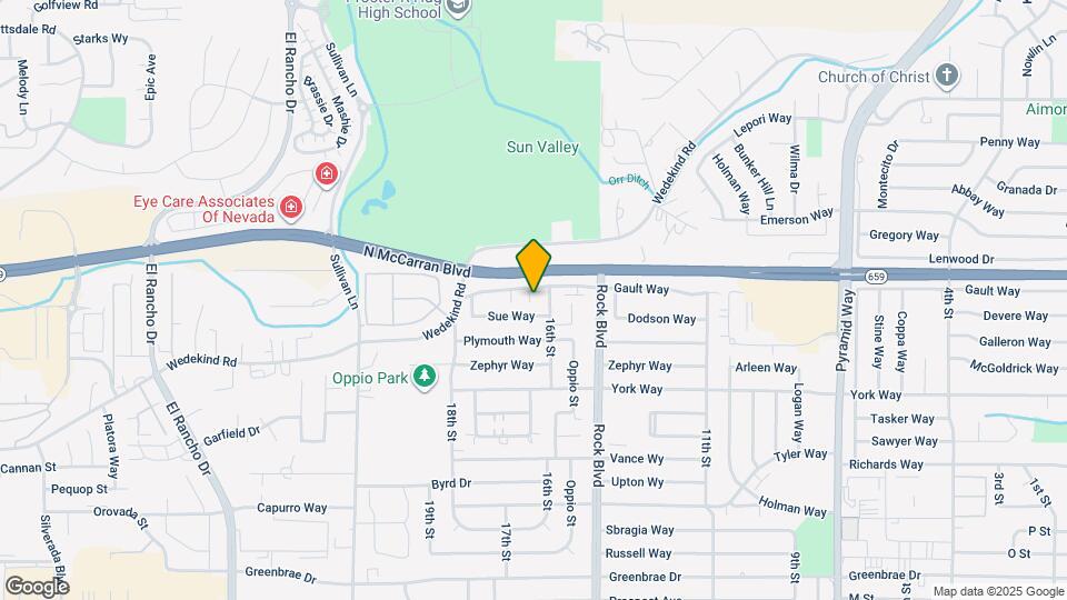 1657 Gault Way Map and Location Details