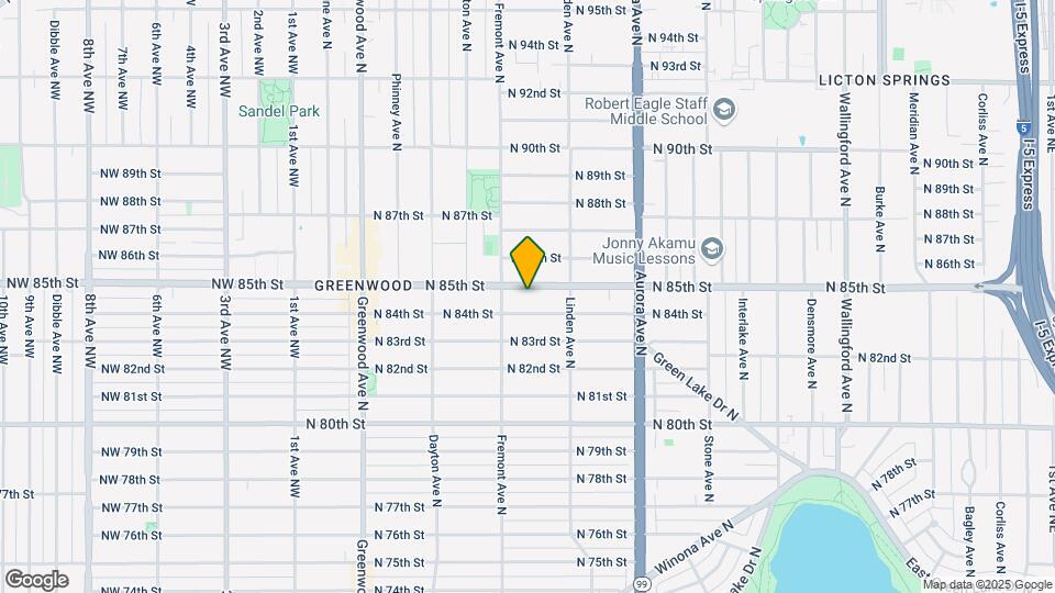 719 N 85th St Map and Location Details