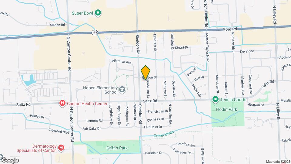 1567 Brookline St Map and Location Details