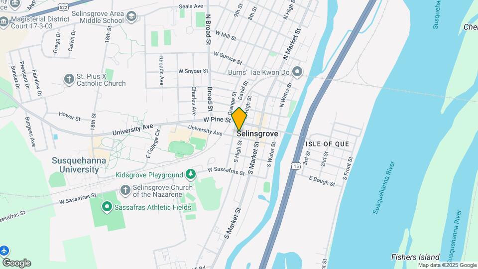 18 S High St Mapa y Detalles de la Ubicación