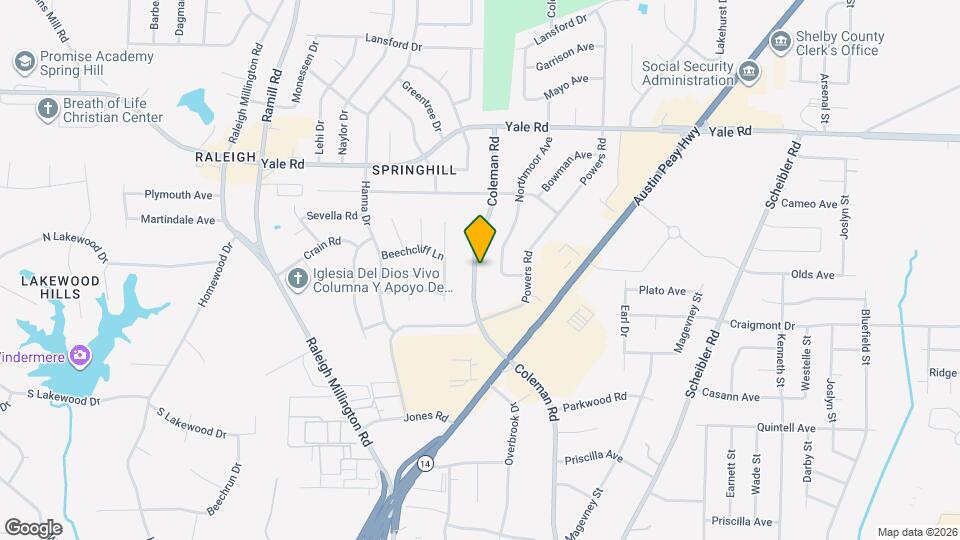 3338 Coleman Rd Map and Location Details