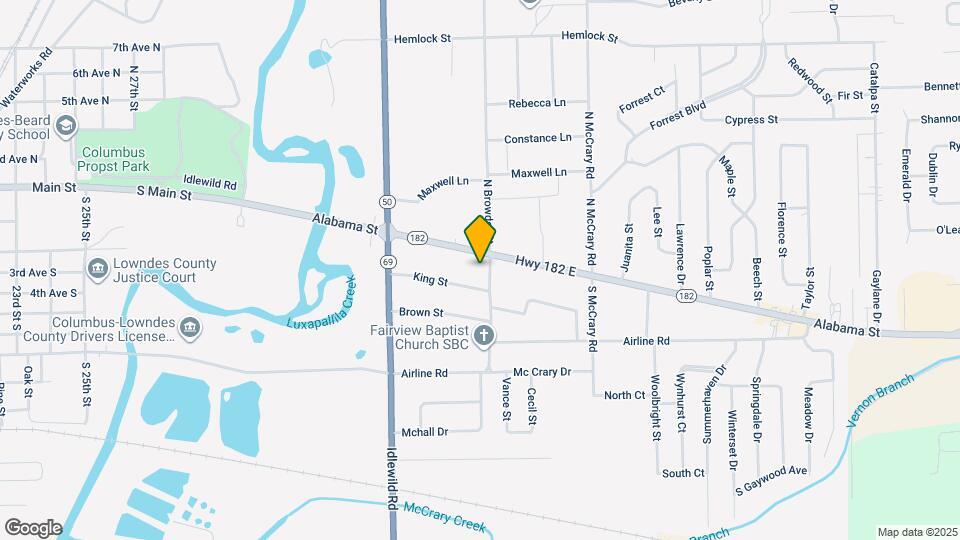102 S Browder St, Unit #71 Map and Location Details