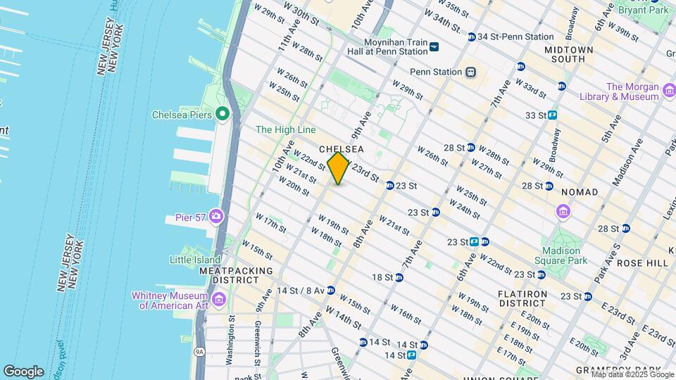 351 W 21st St Map and Location Details