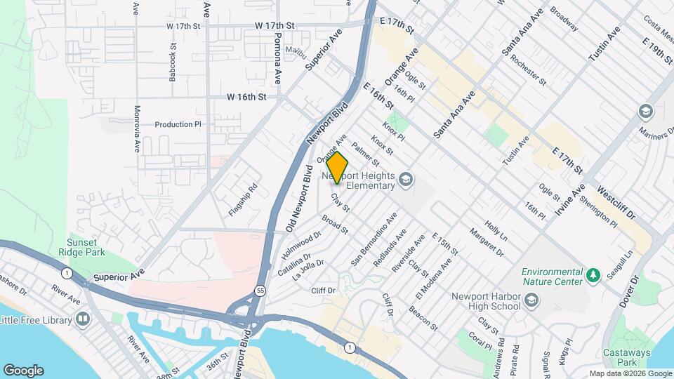 3214 Clay St Map and Location Details