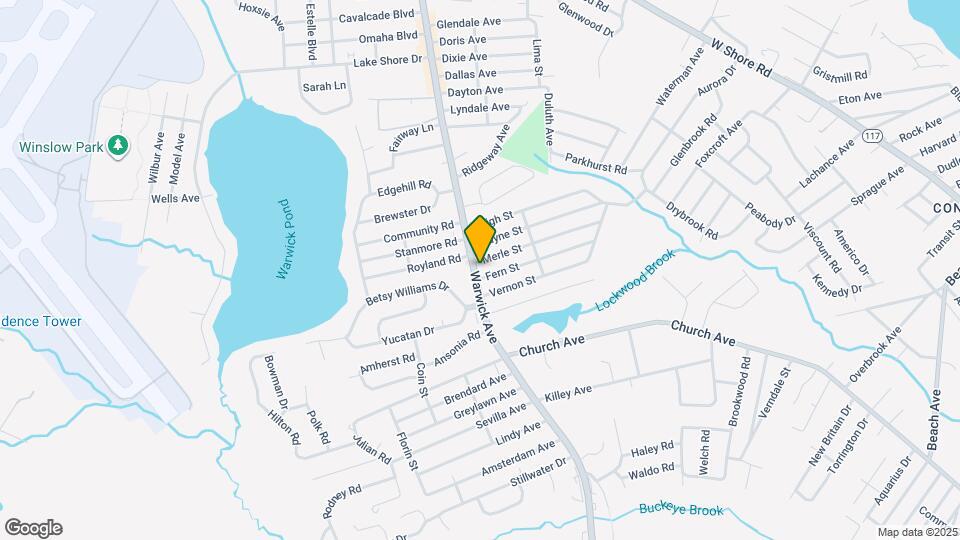 2002 Warwick Ave Map and Location Details