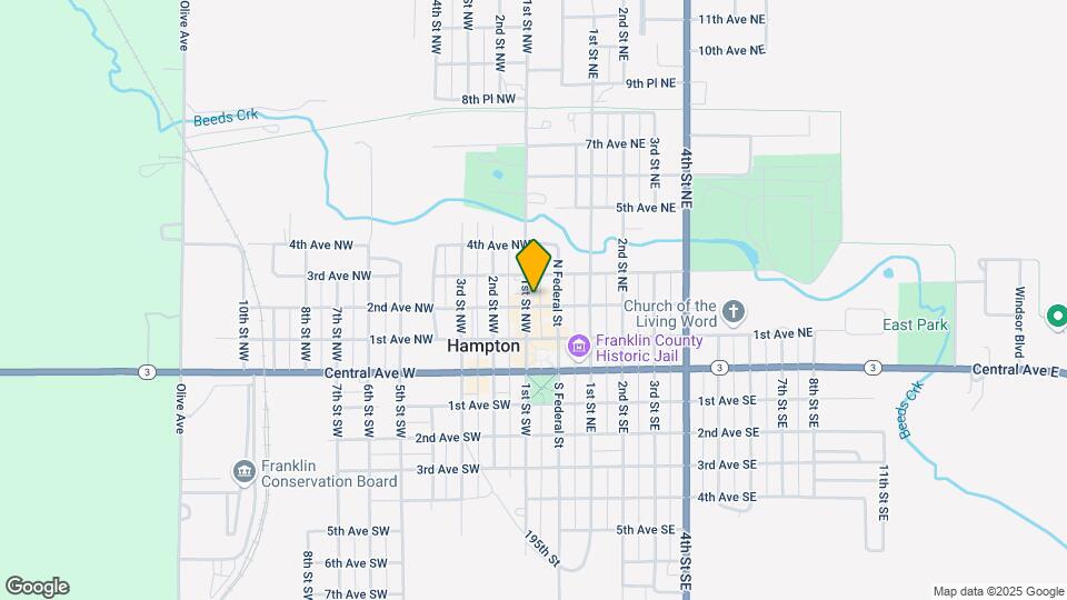 205 1st St NW Map and Location Details
