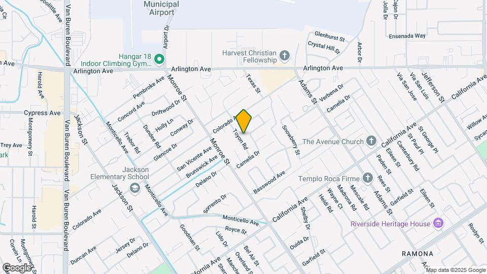 4523 Toyon Rd Map and Location Details