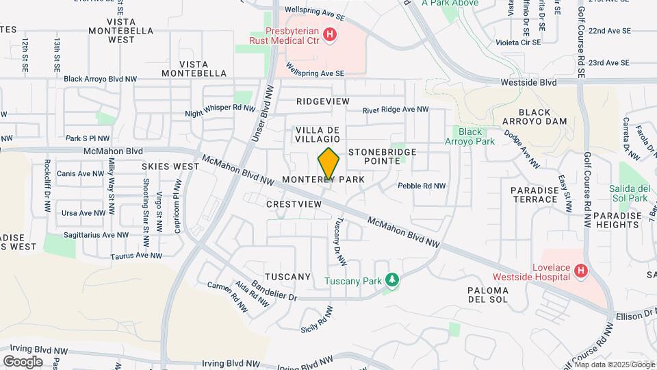 5411 Monterey Cove Ave NW Map and Location Details