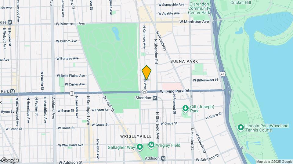4039 N Kenmore Ave, Unit 101 Map and Location Details