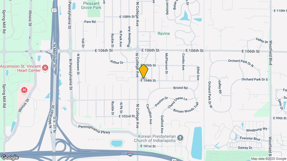 755 E 104th St Map and Location Details