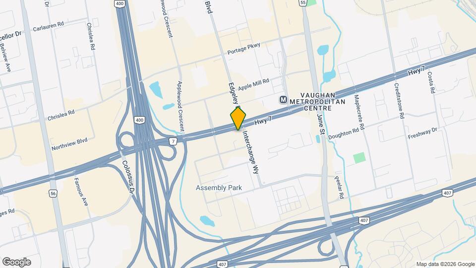 8 Interchange Wy, Unit 4205 Map and Location Details