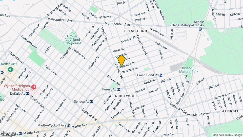 5914 Palmetto St, Unit 2R Map and Location Details