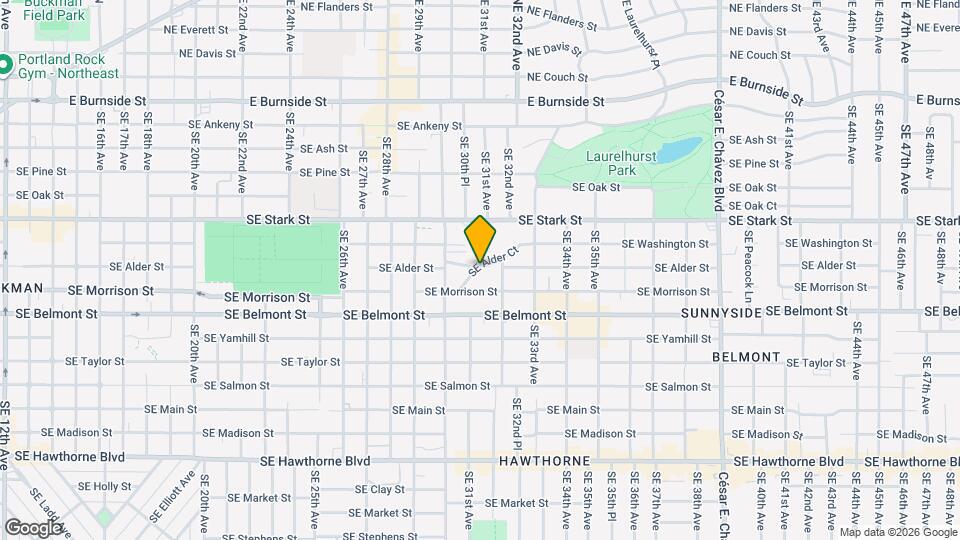 3100 SE Alder Ct Map and Location Details