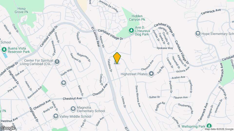 3570 Trieste Dr Map and Location Details