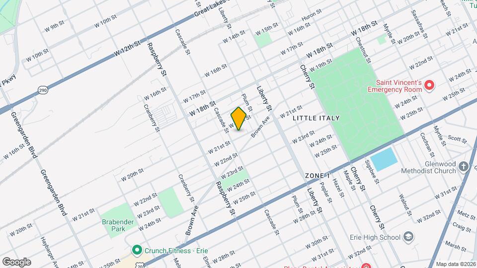 944 W 21st St Map and Location Details