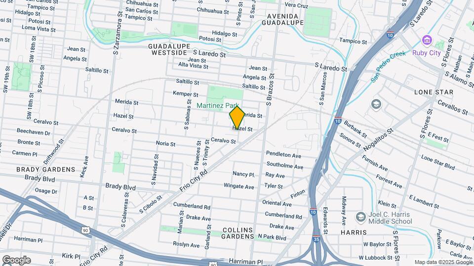 2011 S San Jacinto St Map and Location Details