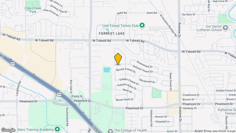 6223 Autumn Forest Dr Map and Location Details