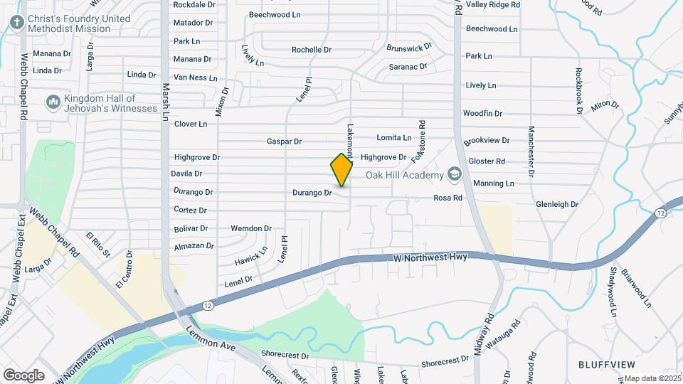 3983 Durango Dr Map and Location Details