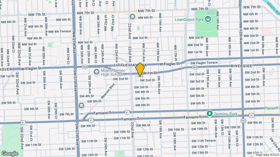 2121 SW 2nd St Map and Location Details