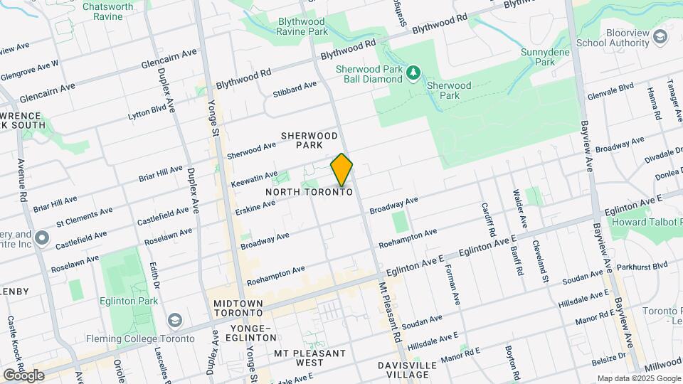Upper Canada Apartments 165 Map and Location Details