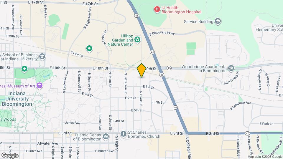 422 N Clark St Map and Location Details