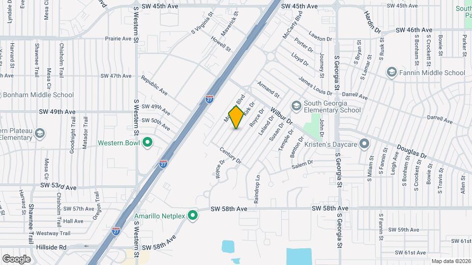 5133 Kirk Dr Map and Location Details