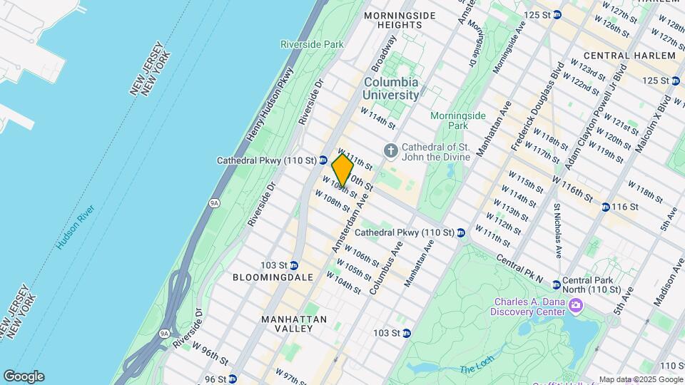 214 W 109th St 3C Map and Location Details