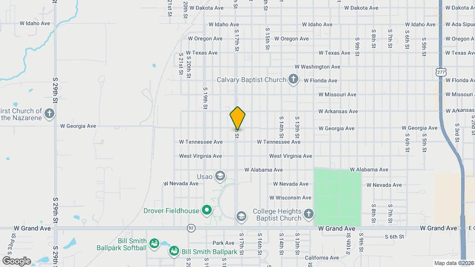 1409 S 17th St Map and Location Details