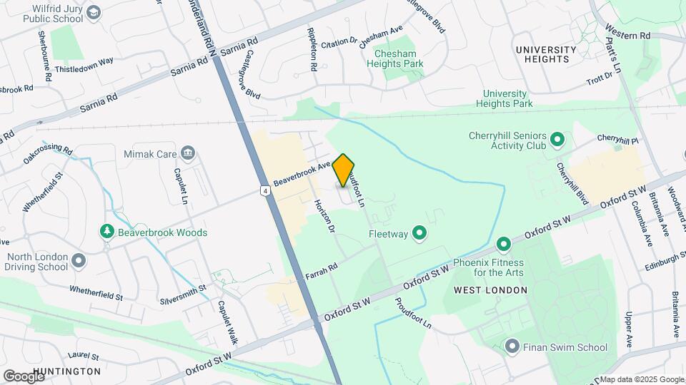 695 Proudfoot Lane Map and Location Details