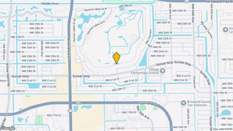 7620 S Aragon Blvd Map and Location Details