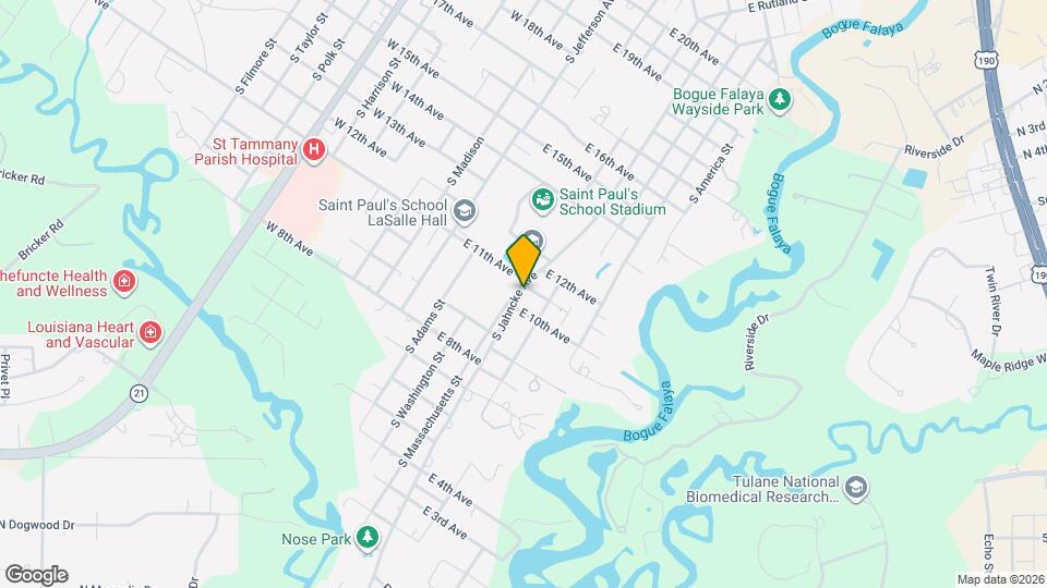 410 E 11th Ave Mapa y Detalles de la Ubicación