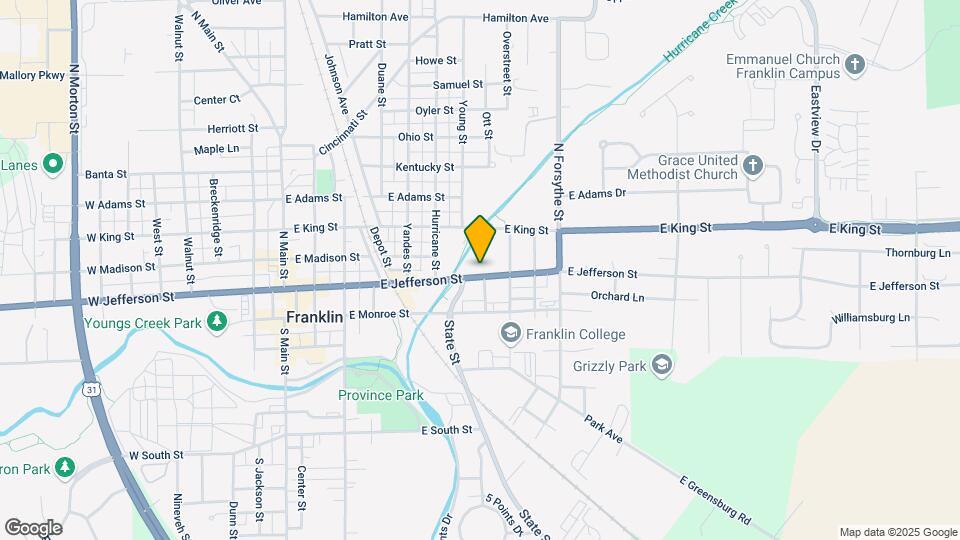 690 E Jefferson St Map and Location Details