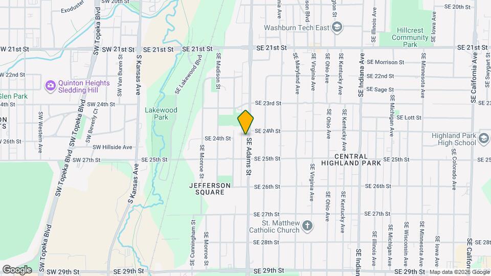 2409 SE Adams St Map and Location Details