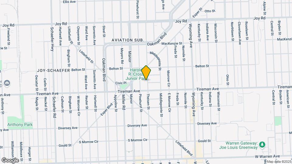 8061 Mendota St Map and Location Details