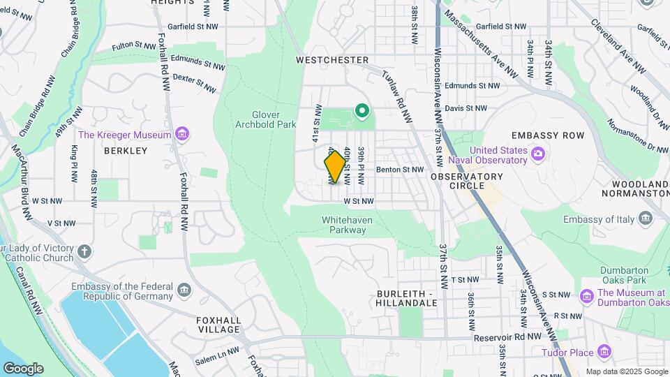 2217 40th Pl NW Map and Location Details