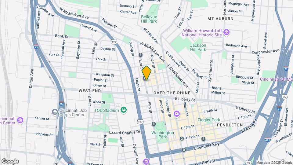 1712 Elm St Map and Location Details