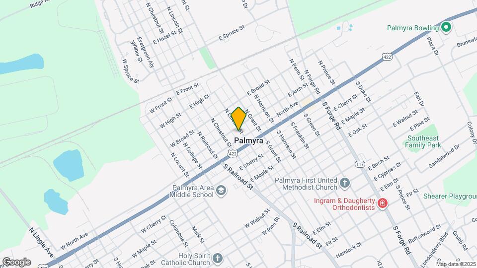 33 N Lincoln St Map and Location Details